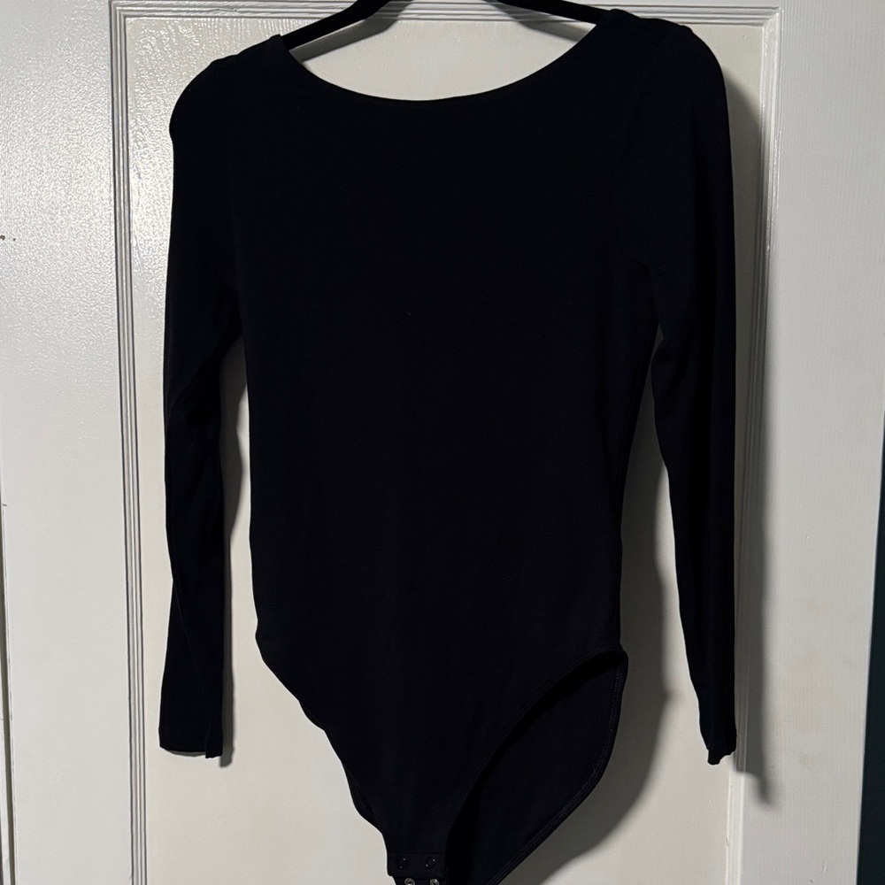 Black Long Sleeve Bodysuit